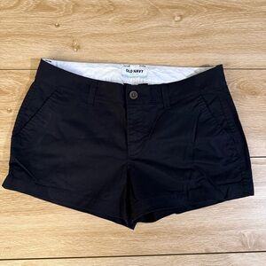 Vintage Old Navy Shorts Black Mini Cargo Size 4
